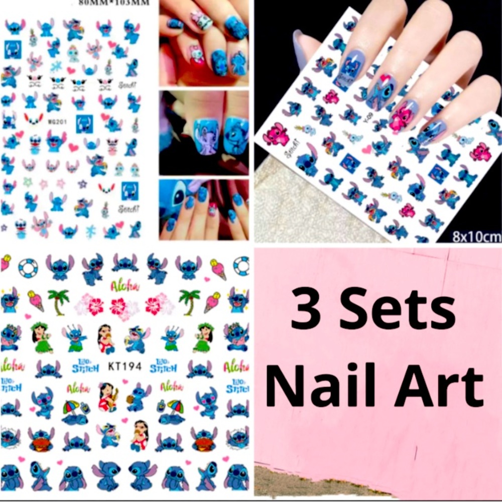 Disney Lilo & Stitch Nail art Decals